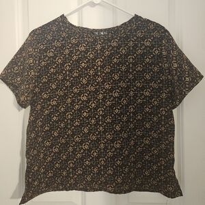 Time Zone Vintage Patterned Tee